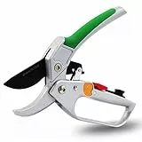 GRÜNTEK Forbici Cesoie da Potatura a Cricchetto per Giardinaggio Professionale Condor 20 cm