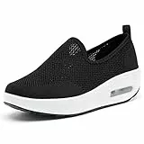 Scarpe da Camminata Donna Tennis Sportive Gym Fitness Sportive Outdoor Scarpe Passeggio,nero5,40 EU