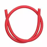 Alomejor Gomma in Lattice Naturale 3x14 Mm Tubo in Lattice Naturale Tubo in Gomma per Fucile Subacqueo per Pesca Subacquea(Rosso)