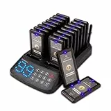 Retekess T115 Cercapersone Ristorante Wireless, Cicalino Cercapersone, Impermeabile Tastiera, 98 Canali, Campane, Cercapersone per Ristorante Pizzeria Chiesa Fastfood Bar Hotel