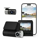 70mai Dash Cam Pro Plus+ True 2.7K 1944P Ultra Full HD A500S, anteriore e posteriore, Dash Cam Wi-Fi GPS Smart integrata per auto, ADAS, Sony IMX335, schermo LCD IPS 2'', WDR, visione notturna