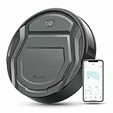 LEFANT Robot Aspirapolvere,Potenziamento del Tappeto,2200Pa,120 Minuti,Piccolo aspirapolvere robot 7,8 cm sottile 28 cm Diam,Wi-Fi/App/Alexa, Ideale per peli di animali domestici M210P Grigio
