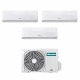 Condizionatore Climatizzatore Trial Split Inverter Hisense New Comfort 7000+9000+9000 7+9+9 Btu A++ 3AMW58U4SZD1