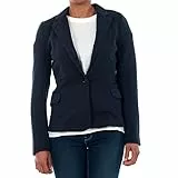 VERO MODA VMJULIA LS BLAZER DNM NOOS, Blazer Donna, Blu (Total Eclipse), 38