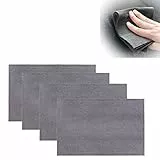 BAOSROY Panni Microfibra,Panni Magici,Panni Pulizia Vetri,Microfibra Panni Pulizia,Panni Microfibra Magici,Thickened Panni Magici,Panni per la Pulizia Magici,Riutilizzabili,per Casa Cucina Auto,4PCS