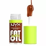 NYX Professional Makeup Olio Labbra Con Finish Brillante, Tonalità: Scrollin'