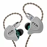 CCA C10 Auricolari In Ear con driver ibridi, cuffie stereo ad alta fedeltà, bassi potenti, design ergonomico e confortevole per sport, giochi, musica, spettacoli, palchi