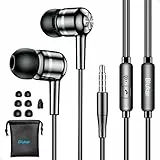 Blukar Auricolari In-Ear, Alta Qualità Cuffie in-Ear Stereo con Filo e Microfono - Isolamento del Rumore, Alta Definizione, Comando a un Pulsante, Bassi Potenti, per iPhone, iPad, Galaxy, Huawei etc.
