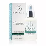 BEAUTYLEI | Crema Antiacne BIO Combatte Brufoli Punti Neri Macchie Viso Corpo | Idratante Donna Uomo | Scottature Eritemi Dermatiti Eczemi | Acne Ormonale Adolescenti | 50ml | Made in Italy