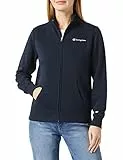 Champion Legacy American Classics Powerblend Terry Small Logo Full-Zip Felpa, Blu Marino, M Donna