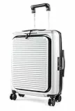 Mandarina Duck Tank Case - Trolley Cabin W/Front Pc Pocket, Grigio, 40x55x20(LxHxW)
