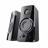 Trust Tytan Set di Casse per PC Fisso 2.0, 36 W, Altoparlanti con Alimentazione USB, Jack AUX 3.5 mm, Connessione Cuffie, Casse PC per Computer, Portatile, Tablet, Telefono - Nero