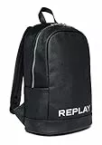 REPLAY Fm3487, Borsa a Zaino. Uomo, 098 Nero, UNIC