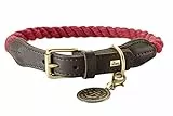 HUNTER List - Collare in corda, taglia 60, grande, colore: Bordeaux