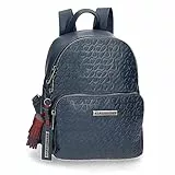 Pepe Jeans Essence Zaino Casual Blu 20x25,5x10 cm Ecopelle, blu, Zaino Casual