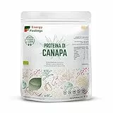 F Energy Feelings Proteine di Canapa in Polvere BIO 500g / 50% Proteine Vegetali / Proteine Vegane per Massa Muscolare e Dimagrire / Senza Zuccheri Aggiunti, Lattosio né Glutine