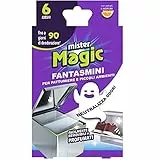 Mister Magic, Zero Odori per Pattumiere e Piccoli Ambienti, Pratici Adesivi per la Rimozione dei Cattivi Odori, con Estratti di Agrumi