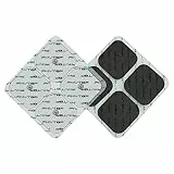 PHYTOP Elettrodi Tens 24 PZ Elettrodi Pregellati di Ricambio per Apparecchio Tens Sanitas & Beurer, Elettrodi per Elettrostimolatore da 3.5mm Connessione con Pulsante a Scatto