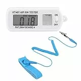 SOULONG Contatore del misuratore di ioni Mini ionizzatore, Tester per rivelatori di concentrazione di anioni Negativi per Auto, con Cinturino da Polso Blu, Design Piccolo, Batteria Non Inclusa