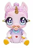 Glitter Babyz MGA Unicorn Baby Bambolina - JEWELS DAYDREAMER - Cambia colore, capelli viola glitterati, maglietta «Magic», pannolino, flacone di shampoo e ciuccio - Età: 3+ anni