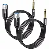 ANNNWZZD Cavo Cannon Jack, Cavo XLR Jack per Amplificatore, Mixer, Microfono, Chitarra 3M, 2 Pack