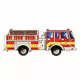Melissa & Doug Puzzle Gigante da Pavimento “Camion Vigili Del Fuoco”, Puzzle per Bambini, 3+, Gioco Montessori, Regalo per Bambine e Bambini