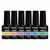 Cofanetto Flowers • Smalto Semipermanente per Unghie • 6 Colori UV LED • Set per Manicure Semipermanente con 6 Smalti Nail Polish Soak Off Gel • Norme CE Europee • Méanail Paris