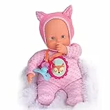 Nenuco Soft - 5 Funzioni, Come Un Vero Bimbo: Piange, Ride Dice Mamma e Papà, Fa I Suoni Del Ciuccio E Può Mettere Il Dito In Bocca , Rosa, Famosa, 700014781