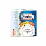 Regina Cinquestelle - 43 Tovaglioli a 2 Veli, Versatili ed Eleganti, Raffinate Decorazioni, 100% Pura Cellulosa Certificata FSC®