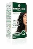 Herbatint Gel Colorante Permanente per Capelli 2N Bruno - 150 ml, senza Ammoniaca, 100% Copertura Capelli Bianchi, per Pelli Sensibili, con 8 Estratti Naturali Bio