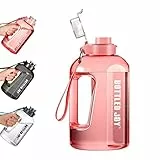 JIMACRO Bottiglia Acqua con Indicatore del Tempo Motivazionale, 1.5L Riutilizzabile Borraccia Senza BPA a Prova di Perdite, Borraccia Sportiva per Scuola, Campeggio, Sport, Palestra