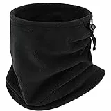 Generico Scaldacollo uomo Scaldacollo donna Passamontagna Scaldacollo scalda collo nero unisex