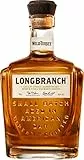 Wild Turkey - Longbranch: Whiskey Bourbon Americano, Leggermente Affumicato Grazie al Doppio Filtraggio con Carbone, Invecchiato 8 anni, 43% Vol, Bottiglia in Vetro da 700ml