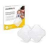 Medela Cuscinetti Idrogel, Sollievo Istantaneo ed Effetto Rinfrescante per Capezzoli Doloranti, Riutilizzabili, Confezione da 4 Cuscinetti Sterili Confezionati Singolarmente