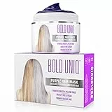Bold Uniq Maschera Antigiallo per Capelli, Tonalizzante Viola per Capelli Biondi e Argento, 200ml