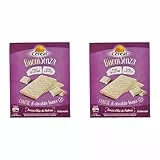 Céréal Buoni Senza, Golosi al Cioccolato Bianco, Snack senza Glutine, Biscotti Ricoperti di Cioccolato senza Lievito, 101 calorie per barretta, 120 gr, 6 barrette (Confezione da 2)