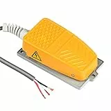 QLOUNI 250V 10A Industriale pedale momentaneo metallo piede