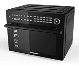 Melchioni Family | Friggitrice ad Aria BENEDETTA Capacità 30 litri, Display Digitale, Funzione Dual Cook, Air Fryer con 18 Programmi, 30-230°, Timer 12h, Colore Nero