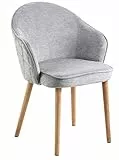 Amazon Brand - Movian Sils - Sedia da sala da pranzo, 46,5 x 63 x 80 cm, grigio
