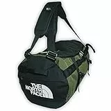 The North Face - Borsa Gilman Duffel sportiva, resistente, con tracolla, Zaino e maniglie di presa laterali imbottite, taglia S, 50 L (TNF), Nero / Verde tortora Taupe, SPORT