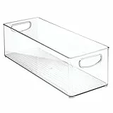 Interdesign Cabinet/Kitchen Binz Contenitore Cucina, Extra-large e Lungo Organizer Cucina in Plastica, Trasparente