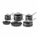 LE CREUSET - Set di pentole antiaderenti, 6 pezzi con 4 coperchi in vetro, ideale per tutti i forni e le gamme (induzione inclusa)