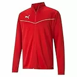 PUMHB|#Puma Teamrise Training Poly Jacket Giacca Tuta, Uomo, Puma Red-Puma White, XL