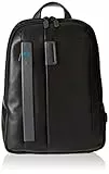 PIQUADRO Pulse, Zaino in Pelle Unisex - Adulto, Nero
