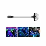 CGEAMDY Strisce Luminose a LED per Interni Auto, Multicolori Lampe D'atmosfera Musicale, Attivate Dal Suono Impermeabile Dimmerabile Lampada Gaming, Luce D'atmosfera, Le Decorazioni per Le Feste