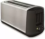 Moulinex Tostapane 2 slot lunghi, larghezza variabile, 7 livelli di doratura, funzioni di spegnimento, modalità eco, scongelamento, riscaldamento, cassetto raccogli briciole rimovibile, Subito Select