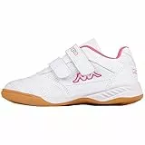 Kappa Kickoff K Unisex Kids, Scarpe per Jogging su Strada, Bianco (White L Pink), 30 EU