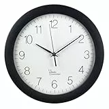 Hama - Orologio da parete radiocontrollato PG-300, 30 cm, nero