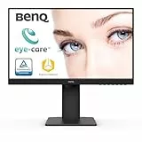 Monitor BenQ GW2485TC (24 pollici, FHD, IPS, ricarica USB-C, DP / HDMI, design ergonomico, microfono a cancellazione di rumore, modalità codifica) Compatibile con MacBook