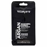 Vitalcare | Imperial Argan - Maschera Capelli Ristrutturante per Capelli Secchi e Danneggiati, con Argan Oil Complex, Maschera Ristrutturante Capelli, 25 ml